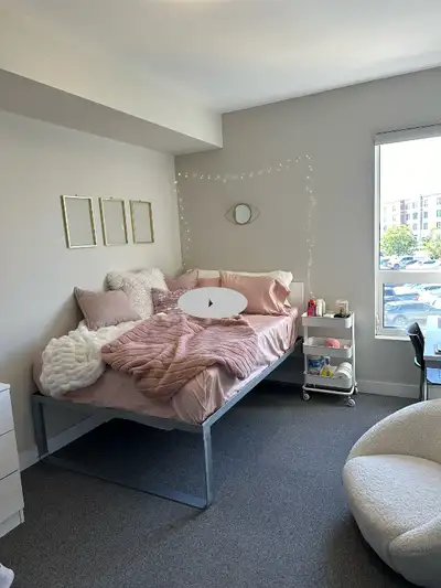AVAILABLE NOW close to Brock 10 minute walk to the university loft is in the Foundry Lofts lease tak...