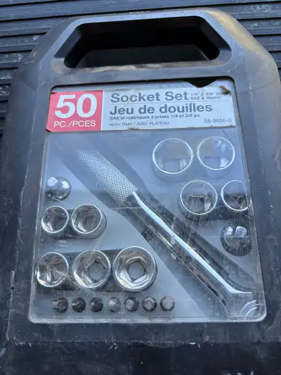 Mastercraft 50-Piece Socket Set, View more