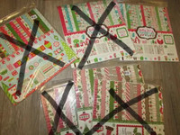 Christmas holiday 12x12 paper pads and collections
