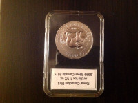 2014 silver Arctic Fox/Fox arctique 1,5 once/ounce coin (.9999)