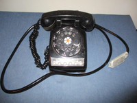 VINTAGE MULTI LINE ROTARY DIAL TELEPHONE-1940/50'S-NEEDS REPAIR
