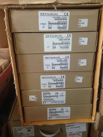 New & ref cisco microphones for ip7936 phones ex-mics extended, View more