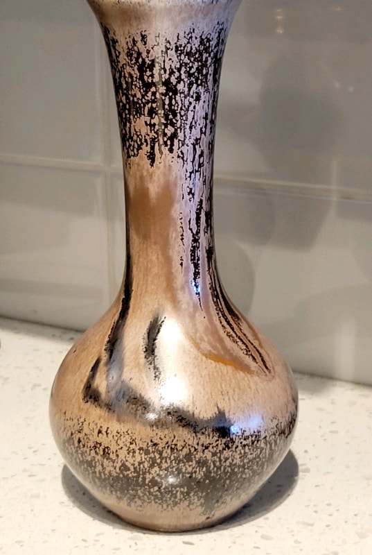 1970s Blue Mountain Pottery Mocha Vase Arts & Collectibles St