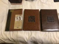 Leather bound photo albums brand new 