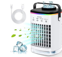 Portable Air Conditioners, LEAEYFE Cooling fan Mini Air NEW $20