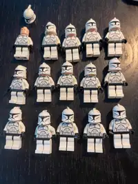 15 LEGO STAR WARS,Minifigure sw0201 Clone Trooper (Phase 1) , BL