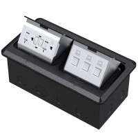 NEW: Dual Pop-Up Floor Electrical Outlet Box Kit