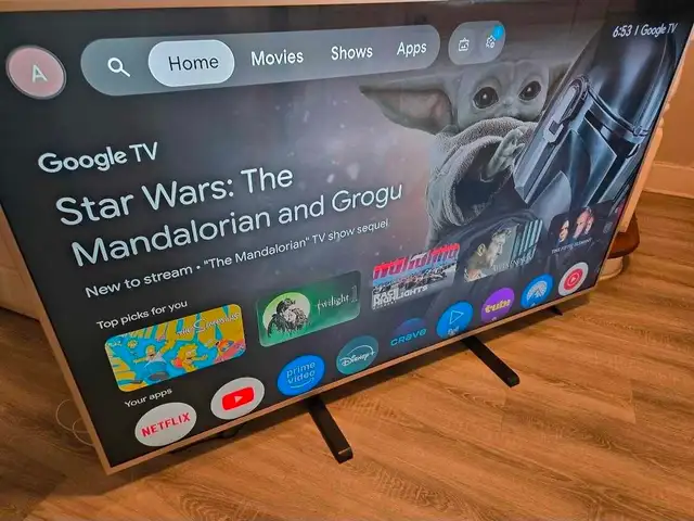 75 inch google Android smart TV with voice remote536185905160529921