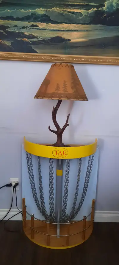 Custom disc golf baket wall stand, View more