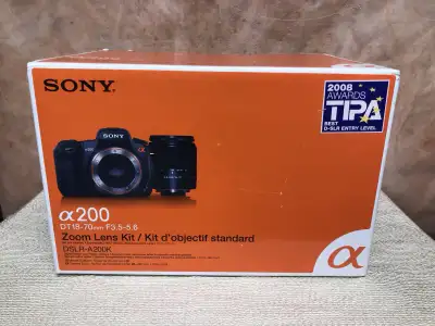 Sony DSLR a200 with Sigma 24-70mm f2.8 EX DG Lens READ!, View more