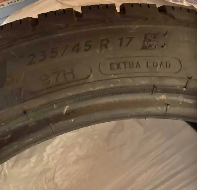Like-New Michelin X-ICE Winter Tires - 235/45/17 - only 20km! in Tires & Rims in St. John's - Image 2