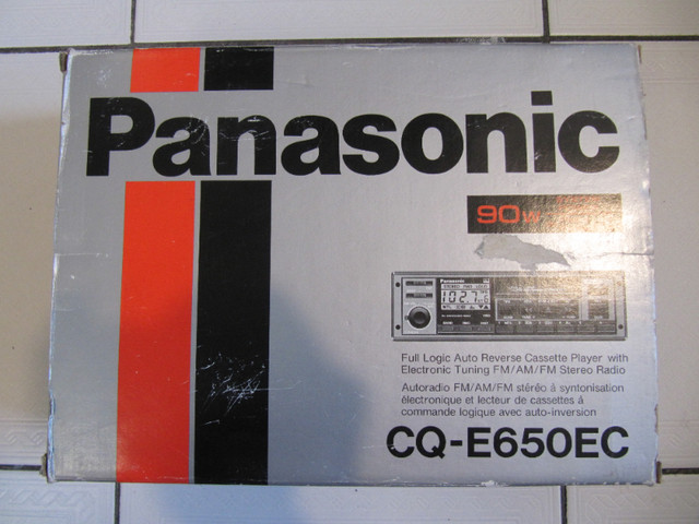 Panasonic CQ-E650EC Full Logic Cassette Car Stereo Rare 1980s in Arts & Collectibles in Mississauga / Peel Region - Image 4
