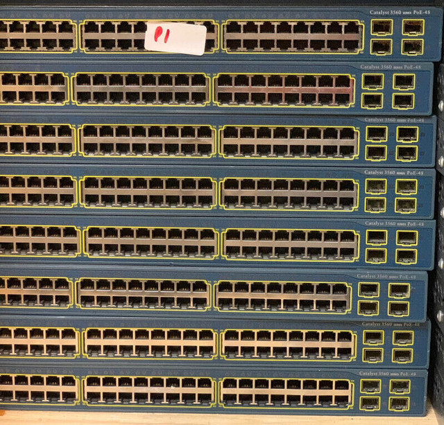 Cisco Switches POE/Non POE IOS 15 3550 3560 3750 2950 3850 9124 in Networking in City of Toronto