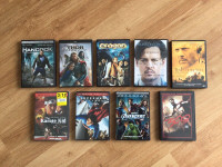 9 ACTION DVD MOVIES