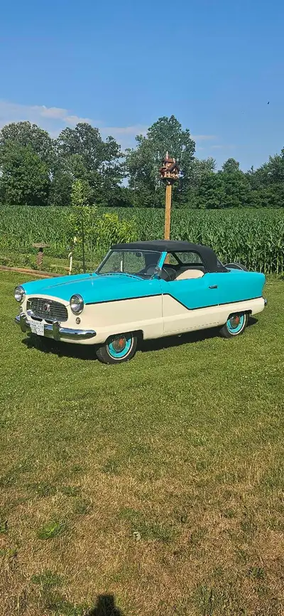 1957 Nash metropolitan 3 on the tree. Create shape convertible twenty two thousand five hundred or b...