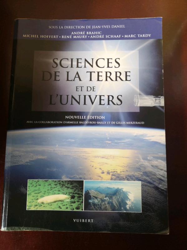 Sciences de la terre et de l univers dans Manuels  à Ouest de l’Île