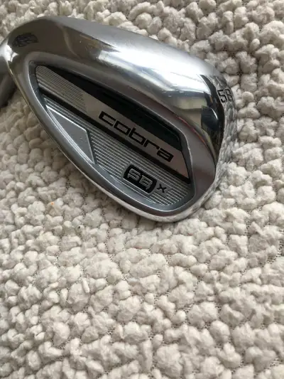 LH Cobra Snakebite X, 58 degree, KBS TGI 80 wedge flex shaft. Like new. Pick up in Aurora.