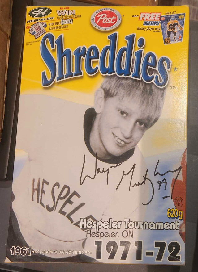 Wayne gretzky tribute cereal boxes  in Arts & Collectibles in Edmonton - Image 2
