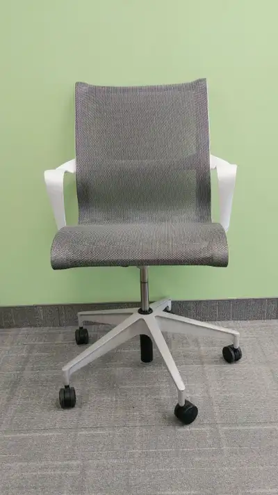Upgrade Your Workspace with Luxury and Comfort: Gently Used Herman Miller Setu Chairs! Only $350 + H...