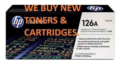 Sell Your Printer Toners and Ink Cartridges. We Pay Top Cash., View more