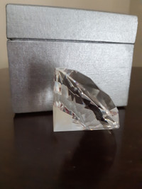 Austrian  Crystal "Diamond" Paperweight