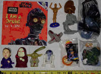 3 Sets x 10 Star Wars Toys Figures & Book