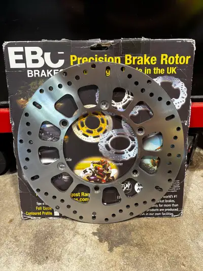 Selling a brand new in box EBC upgraded front disk for a Honda Shadow VT1100. Please see photos for...