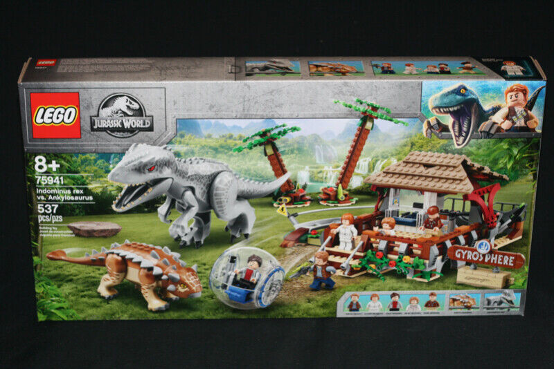 Lego jurassic world indominus vs ankylosaurus hotsell