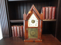 Lovely Antique 1850s Terry & Andrews Bristol Conn. Steeple Clock