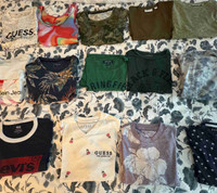 T-shirts (x14) size small all for 25 CAD!!