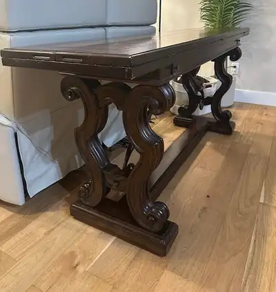 CONSOLE CONVERTIBLE TABLE / COUCH TABLE, View more