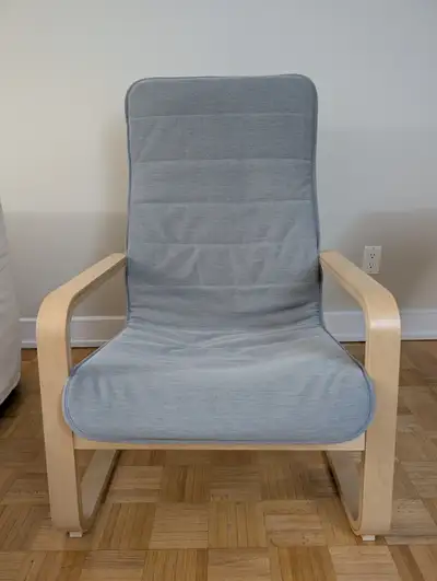 Selling a brand-new rocking armchair for $30. Easy to dismantle (if needed) but can easily fit at th...