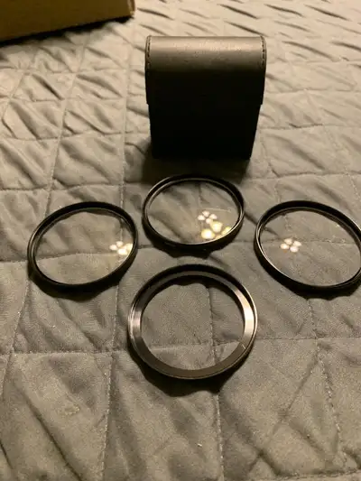 OPTEX LENS FILTERS 58mm, +1, +2, & +4 with STORAGE CASE, View more