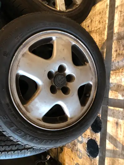 VW Corrado VR6 Rims 5x100 15x6.5 ET 43 5 rims, they are in great shape. Have tires on the rims with...