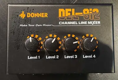 Donner Line Mixer w/ 12V Adapter – $40, View more