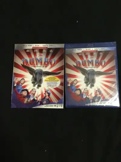 Bluray and dvd dumbo Disney live action movie brand new/used, View more