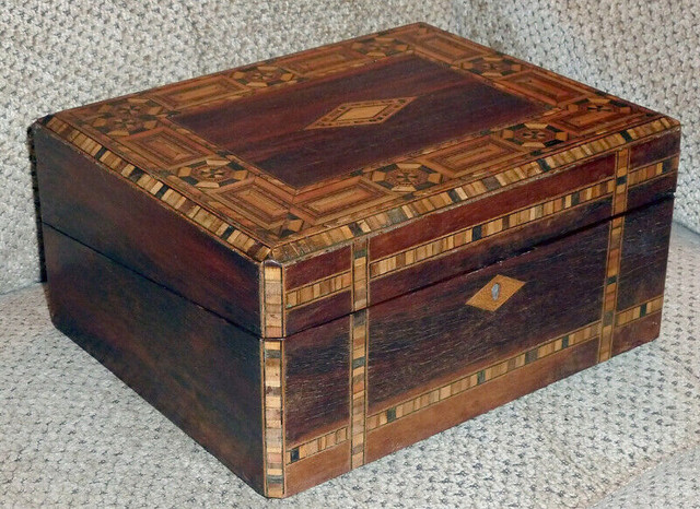 Antique Victorian Marquetry Lap Desk in Home Décor & Accents in Kingston