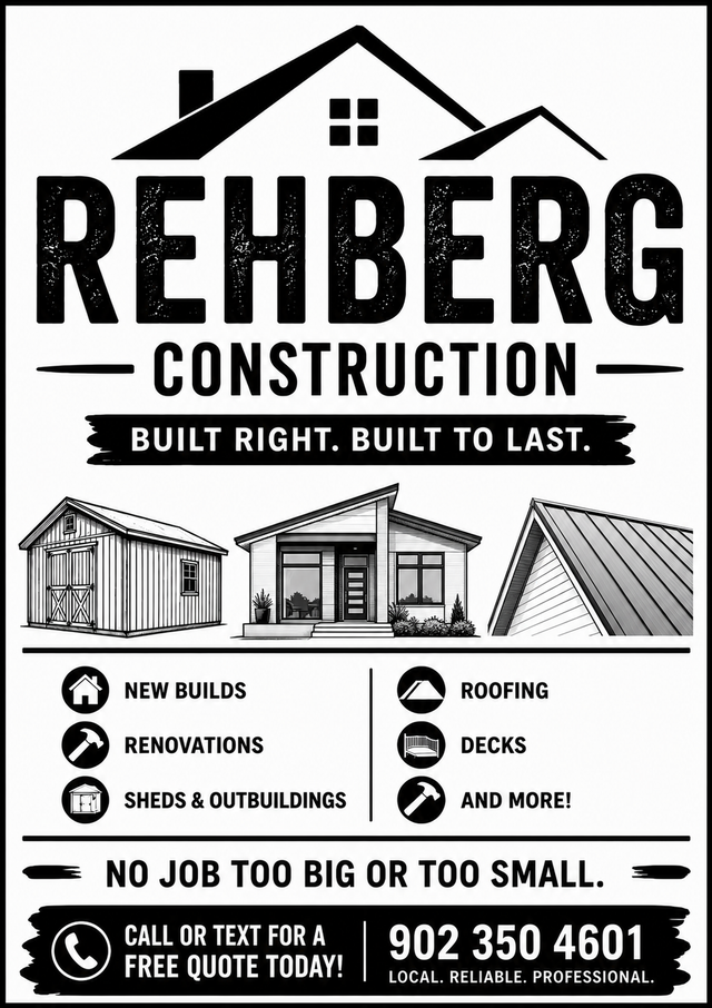 | sheds, roofs, decks, fences,