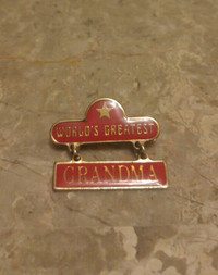 Worlds Greatest Grandma Brooch