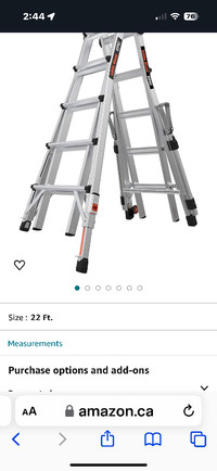Leg Extension Little Giant Ladder accessory