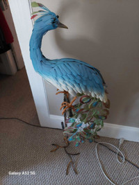 Metal peacock 