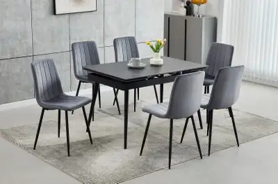 Modern Dining Table Set with Chairs | Brand New Dining Room Furn, View more