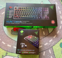 Razer Huntsman Tournament Edition TKL Gaming Keyboard & PBT Keys