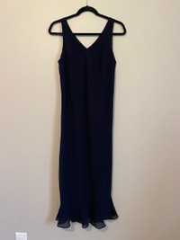 Navy Blue Mother Bride/Groom/Special Occasion Dress Size 11/12