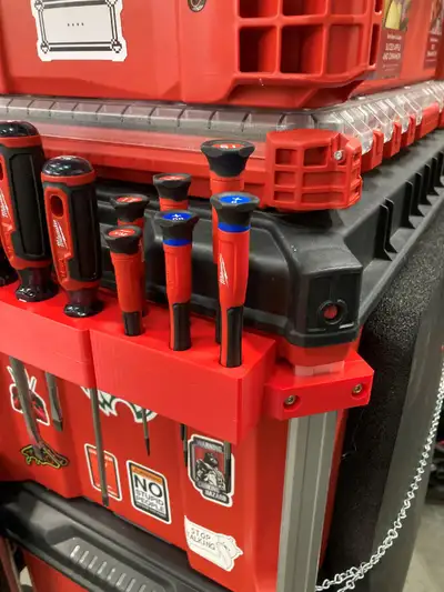 This new precision screwdriver holder is designed specifically for the Milwaukee Packout system, pro...