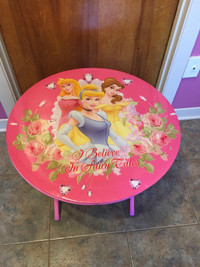 Table ronde Princesse Disney 
