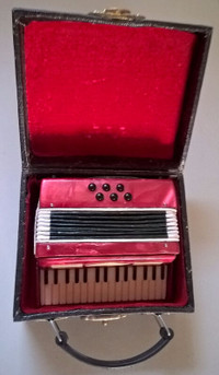 Toy Miniature Musical Instrument  Accordion