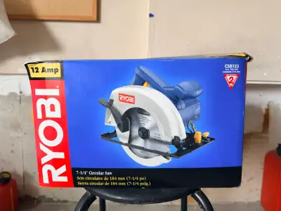 Ryobi 7-1/2 inch circular saw, View more