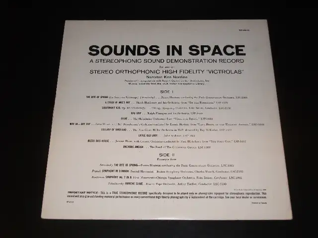 Sounds in Space - Various Artists (1958) LP JAZZ62863256958083121