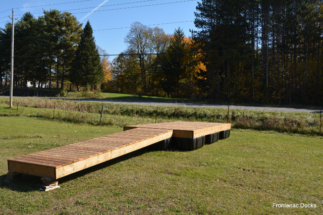 8' x 16' Pressure treated floating dock with a 4' x 16' ramp in Other in Kingston - Image 4